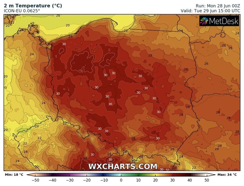 We wtorek do części kraju wróci upał