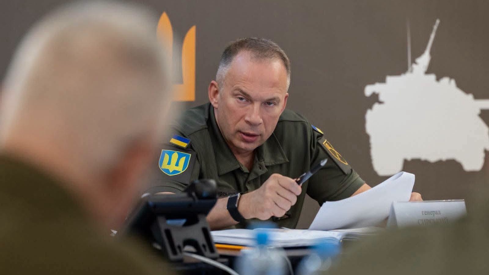 Hlavný veliteľ Ozbrojených síl Ukrajiny Oleksandr Syrskyj.