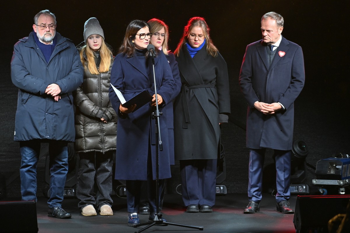 Donald Tusk, Aleksandra Dulkiewicz, Magdalena Adamowicz, Antonina Adamowicz, Piotr Adamowicz
