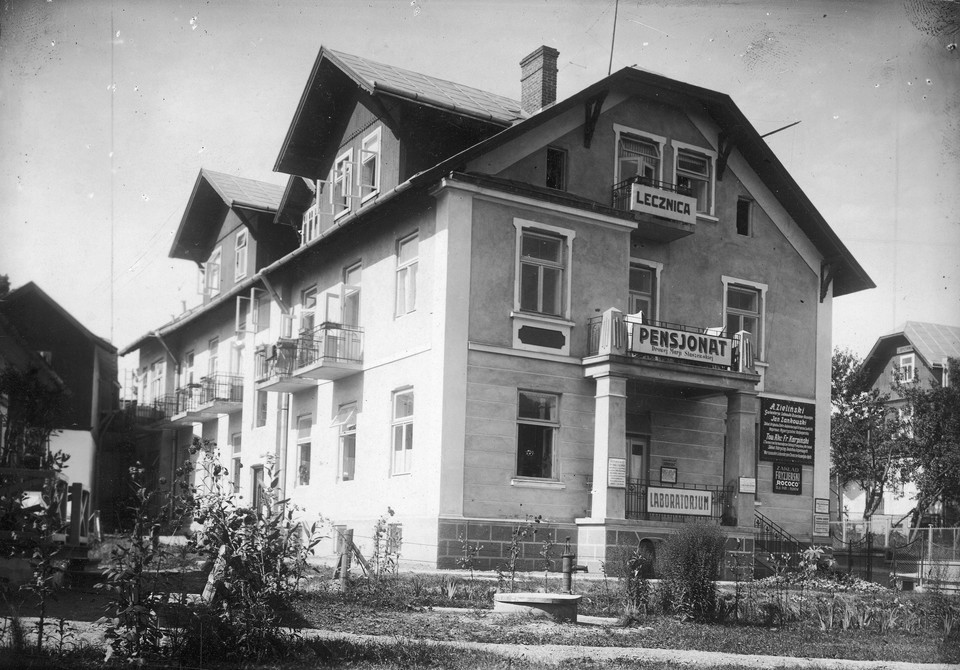 Lecznica w pensjonacie Marii Staszewskiej w Truskawcu (przed 1939 r.)
