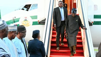 President Bola Tinubu is back in Abuja after a few days away in Guinea-Bissau [Presidency]