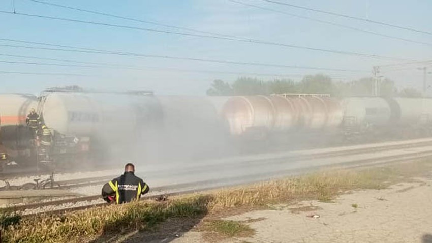 Vagon na kom je došlo do nesreće