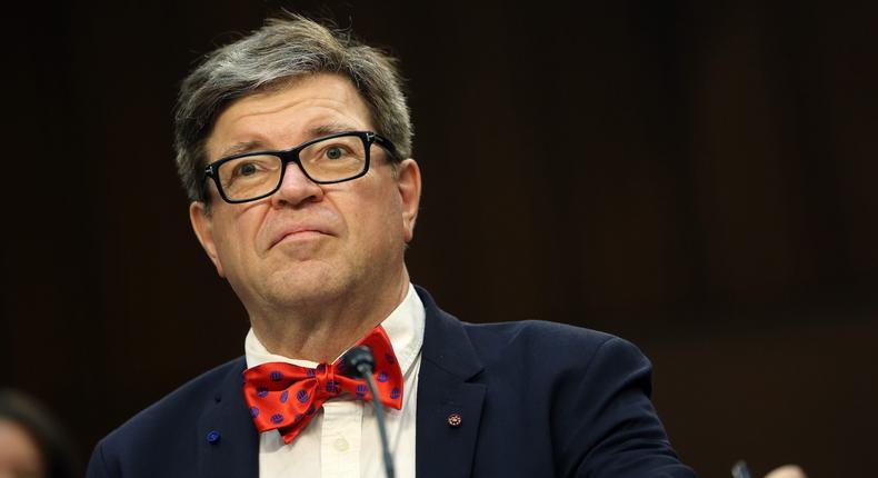 Meta's Chief AI Scientist Yann LeCun testifies at a US Senate intelligence committee hearing.Kevin Dietsch/Getty Images