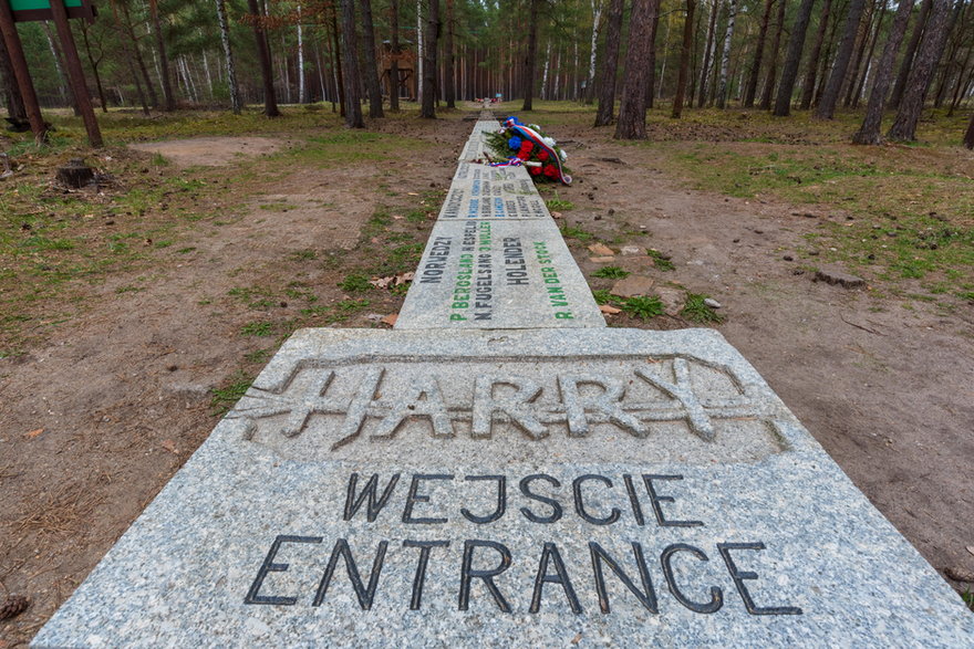 Schemat tunelu w Stalagu Luft III, Muzeum Obozów Jenieckich w Żaganiu