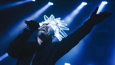 Jamiroquai perform live at the Roundhouse in London