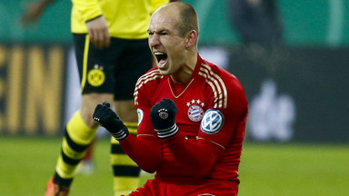 Puchar Niemiec: Arjen Robben bohaterem, piękny gol pozbawił Borussię złudzeń