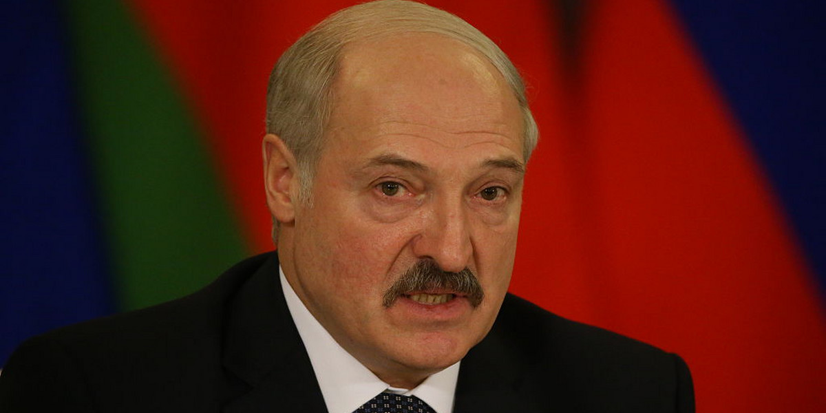 Alaksandr Łukaszenka, prezydent Białorusi.