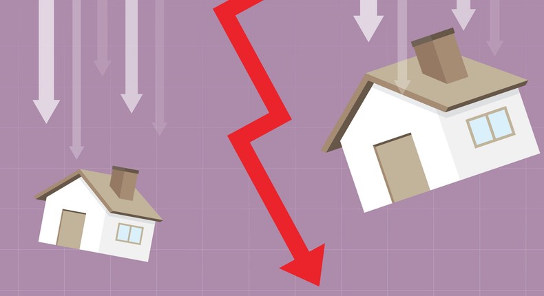 Homes in some pandemic boom towns are as much as 30% overvalued, Reventure's Nick Gerli estimates.tommy/Getty Images