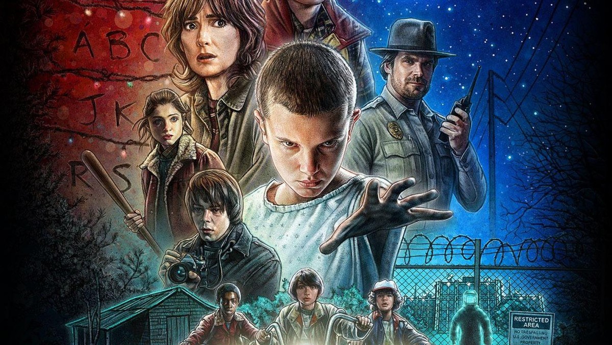 Plakat serialu Stranger Things