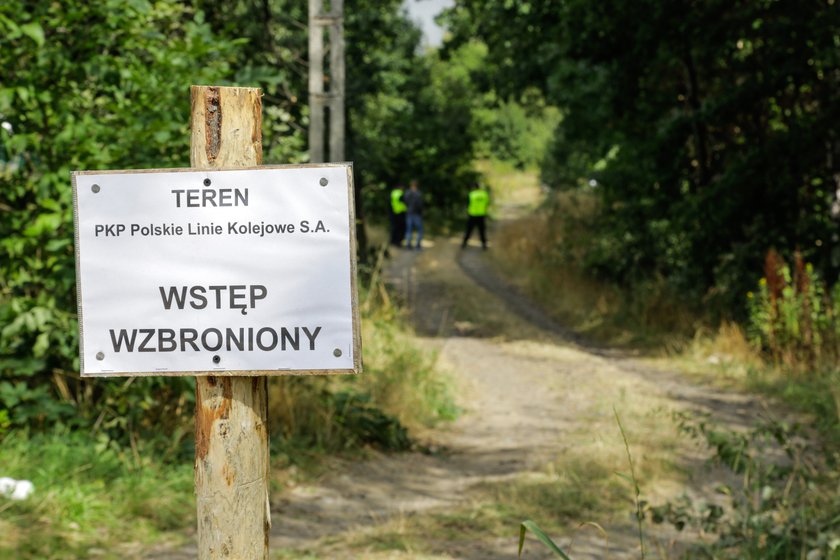 Okolice 65. kilometra trasy kolejowej Wrocław-Wałbrzych