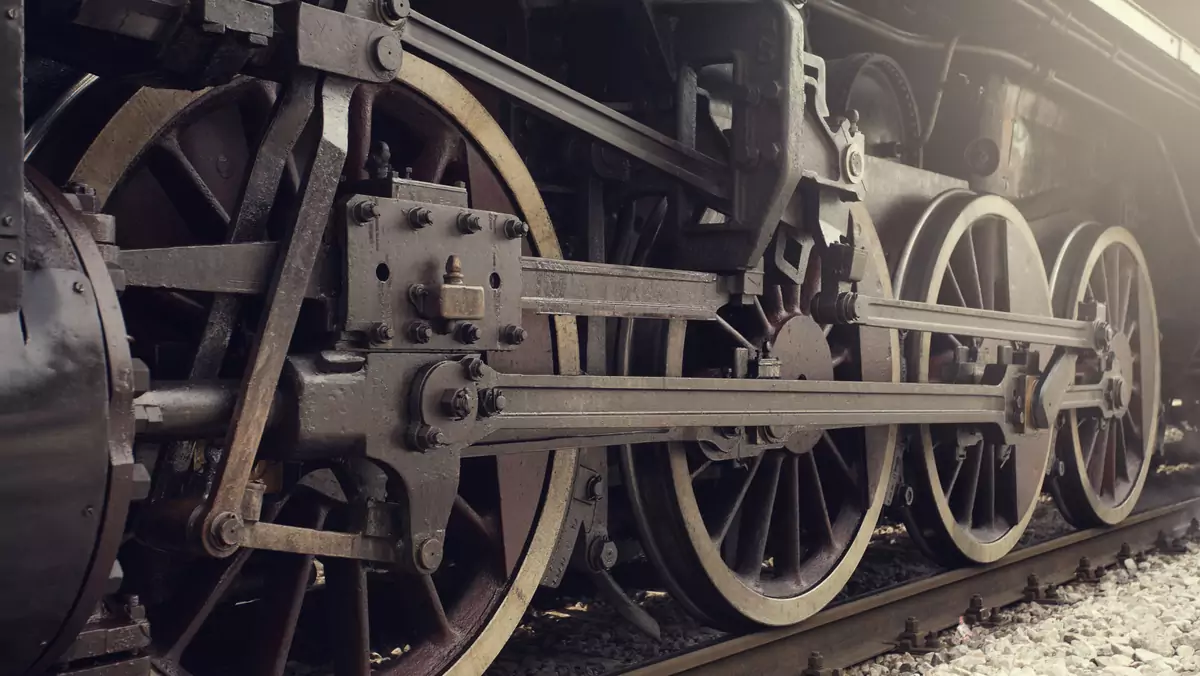 W XIX w. tworzono papierowe koła dla pociągów