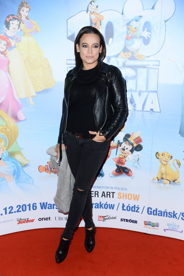 Anna Mucha na premierze "Disney on Ice"