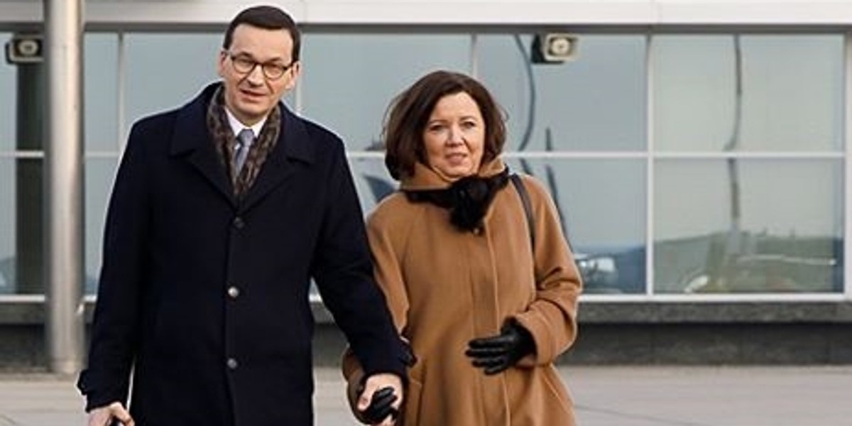 Mateusz Morawiecki z żoną Iwoną