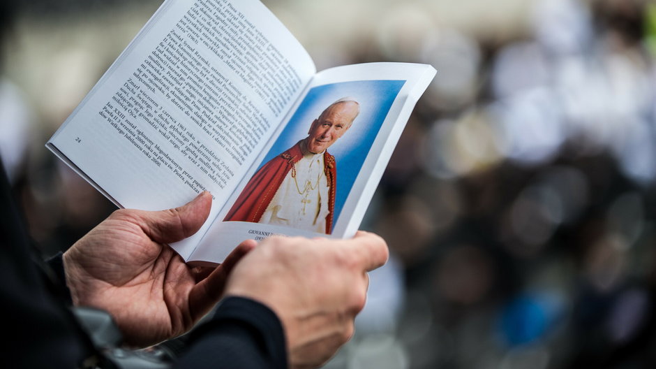 Watykan 2014 r. Zdjęcie z mszy kanonizacyjnej Jana Pawła II