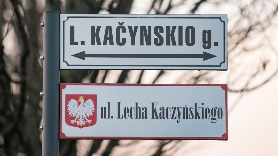 Ulica Lecha Kaczyńskiego w Wilnie