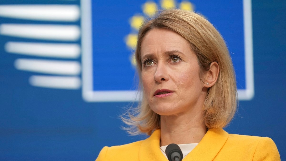 Šéfka diplomacie EÚ Kaja Kallasová.