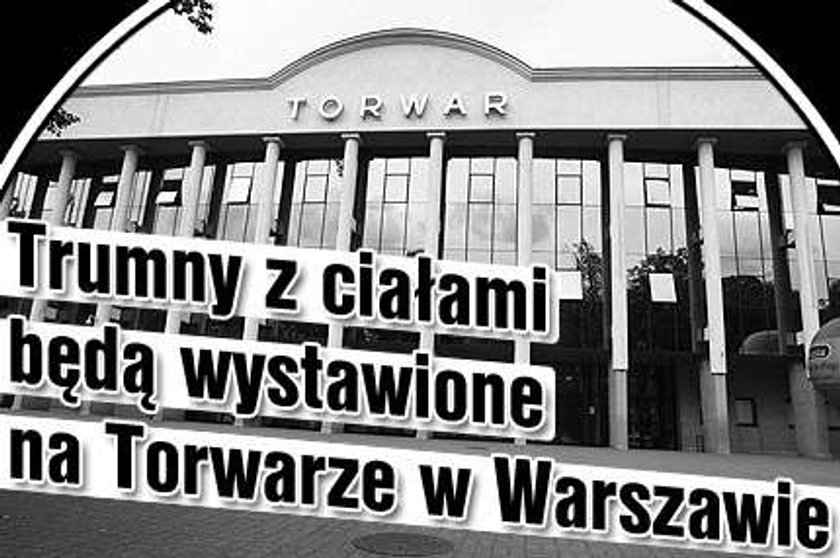 Trumny z ciałami będą wystawione na Torwarze