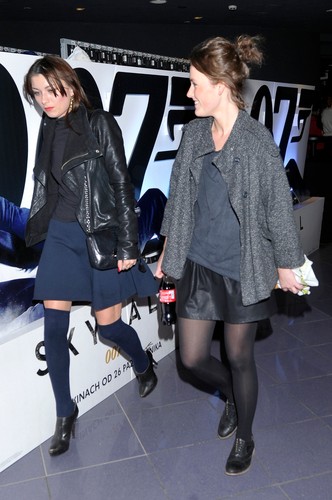 Olga Frycz na premierze 'Skyfall'