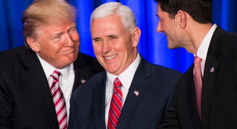 donald trump mike pence paul ryan