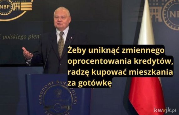 Memy z Adamem Glapińskim