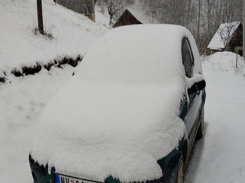 Prvi sneg na jugozapadu Srbije