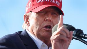 Former President Trump at rally in Ohio March 16, 2024.Scott Olson/Getty Images