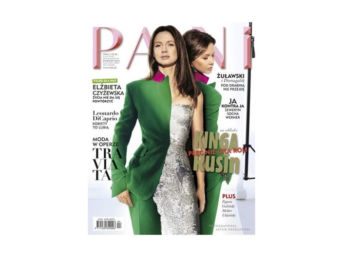 Kinga Rusin - okładka magazynu PANI