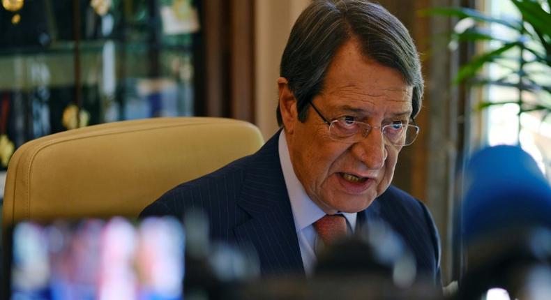 Cypriot President Nicos Anastasiades warns 'extremely volatile' tensions, he charged were fuelled by Turkey, risk destabilising the eastern Mediterranean region