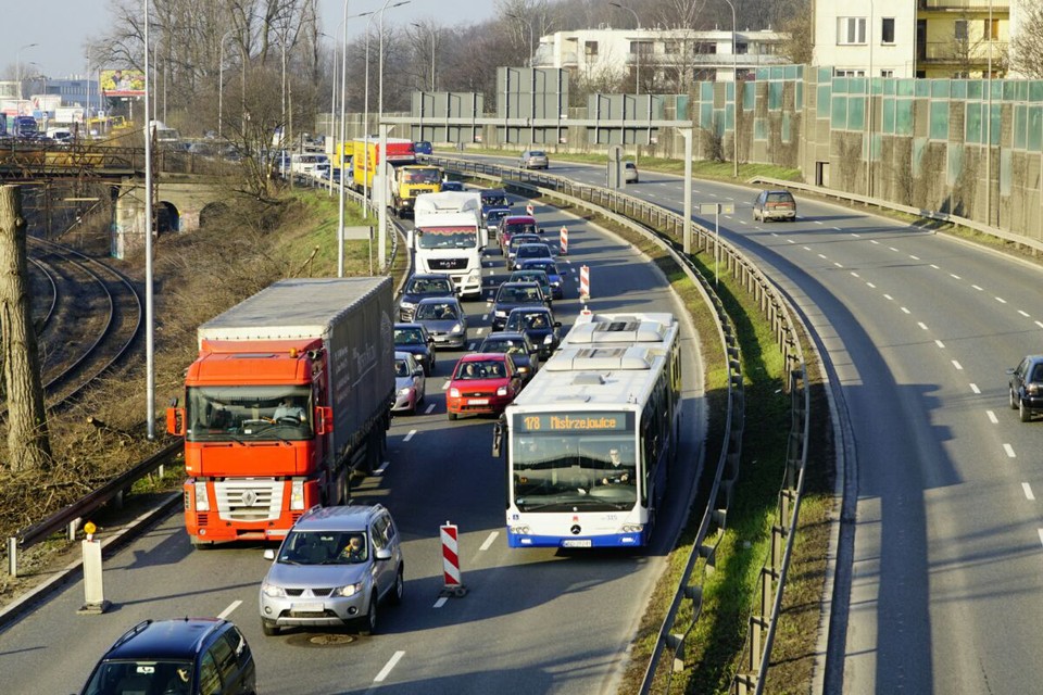 Kraków: zamknięcie estakady przy Powstańców Śląskich