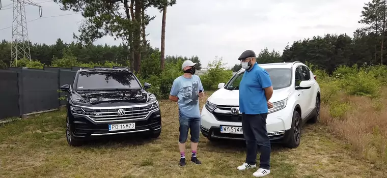 Auta bez ściemy - Volkswagen Touareg 3.0 TDI kontra Honda CR-V Hybrid