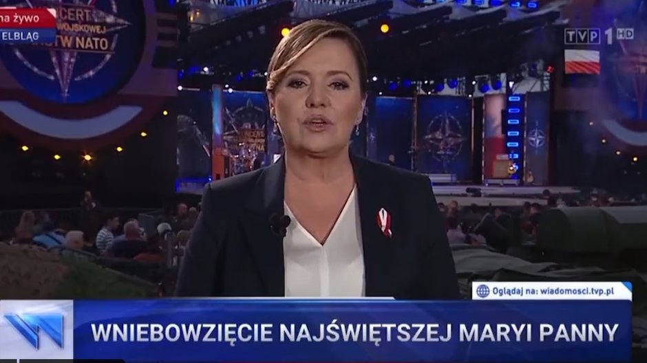 Screen z "Wiadomości" TVP