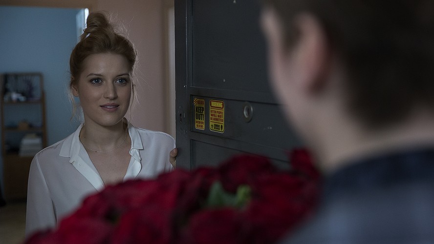 Aleksandra Domańska w filmie 'Podatek od miłości'