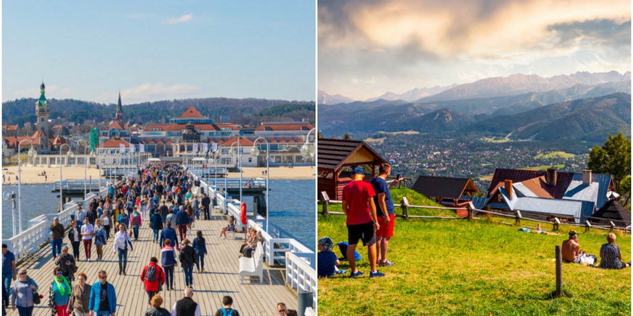 Sopot i Zakopane to liderzy krajowej turystyki.