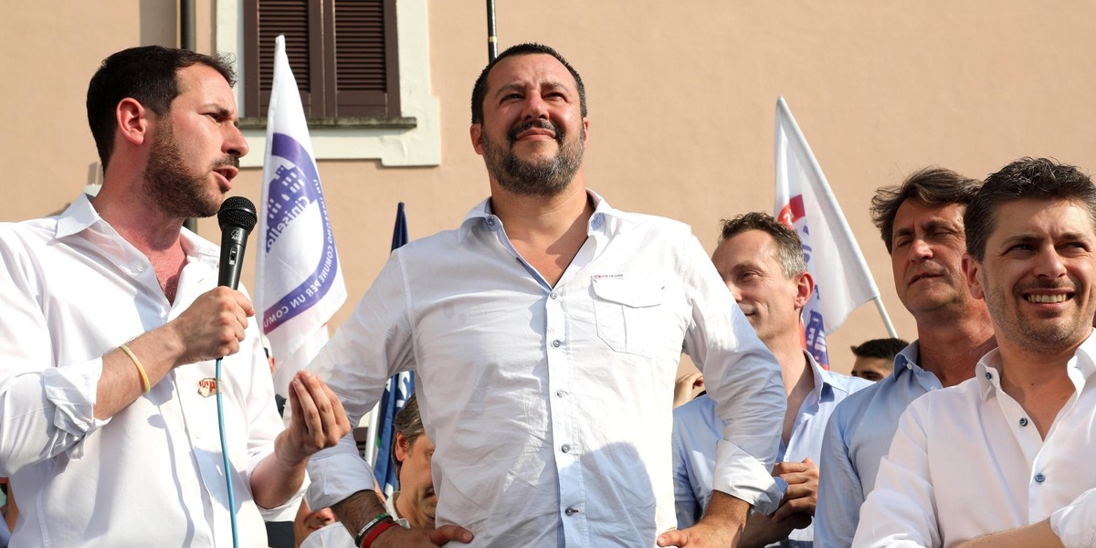 Matteo Salvini, wicepremier i minister spraw węwnętrznych w ostrych słowach odniósł się do UE