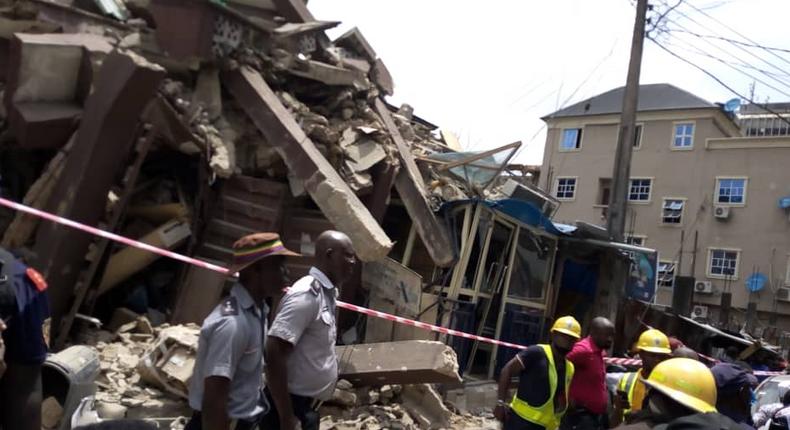 3-storey building collapses in Lagos, says LASEMA/Illustration. 