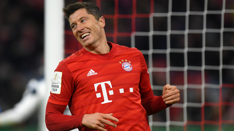 Bayern Monachium W Cwiercfinale Pucharu Niemiec Robert Lewandowski Strzelil Dwa Gole Bundesliga