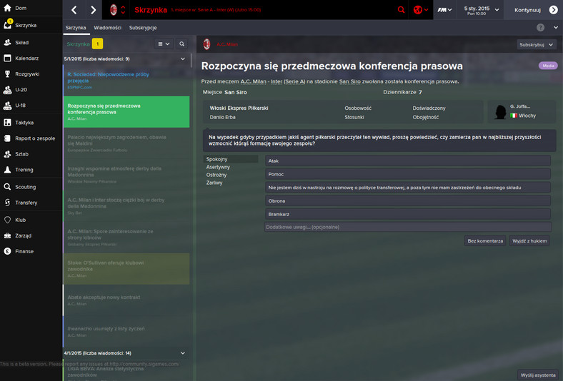 Football Manager 2015