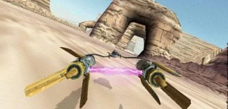 Screen z gry "Star Wars: Episode 1: Racer"