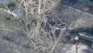 Policajci beže od napadača u Kijevu, snimak