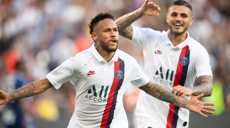 Neymar a PSG színeiben / Fotó : Northfoto