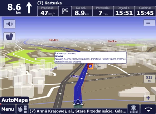 Świeża mapa  w nawigacji. Ile kosztuje aktualizacja mapy?