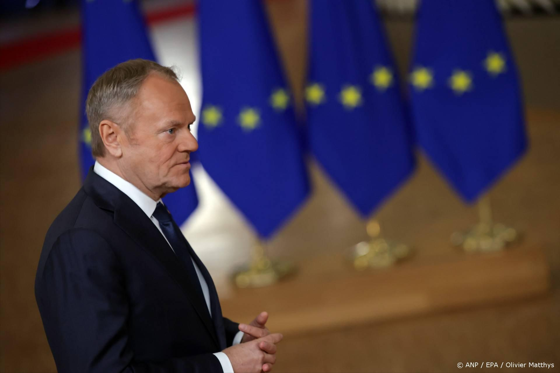 Tusk op EU-top: 'Of geld vandaag, of bloed morgen' voor Oekraïne