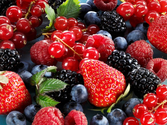 Bobičasto voće je naročito bogato flavonoidima