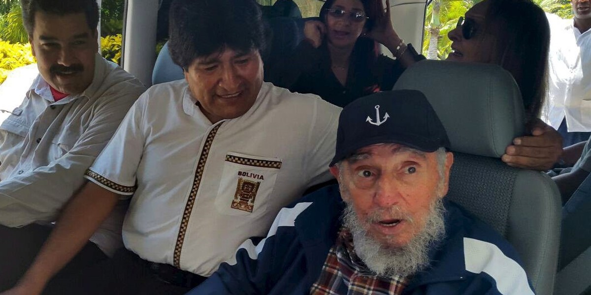 Fidel Castro skończył 89 lat. Tak świętował.