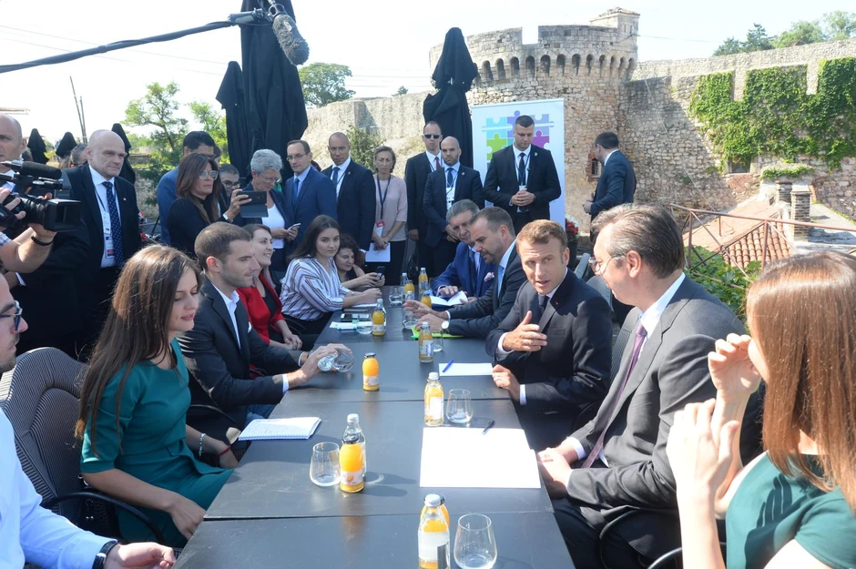 Makron i Vučić na Kalemegdanu, drugi dan posete