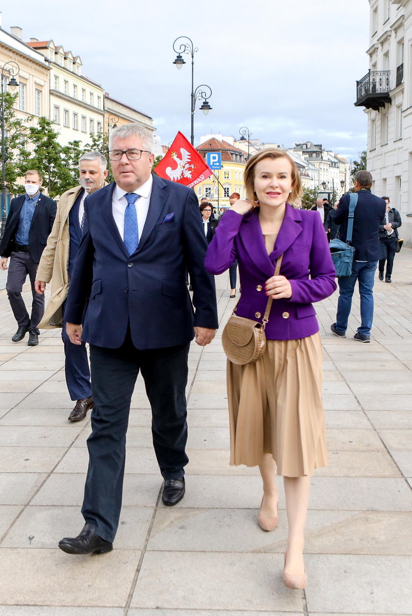 Ryszard Czarnecki i Anna Krupka