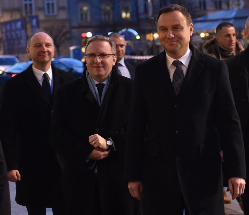 Prezydent Andrzej Duda spotkał się w Krakowie z senatorami z USA