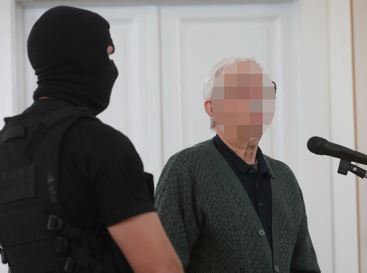 Győrkös Istvánt, a hungarista csoport vezérét első fokon életfogytiglani szabadságvesztésre ítélték / Fotó: Blikk/Varga Imre