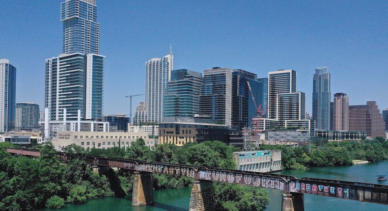 Downtown Austin on May 20, 2020.
