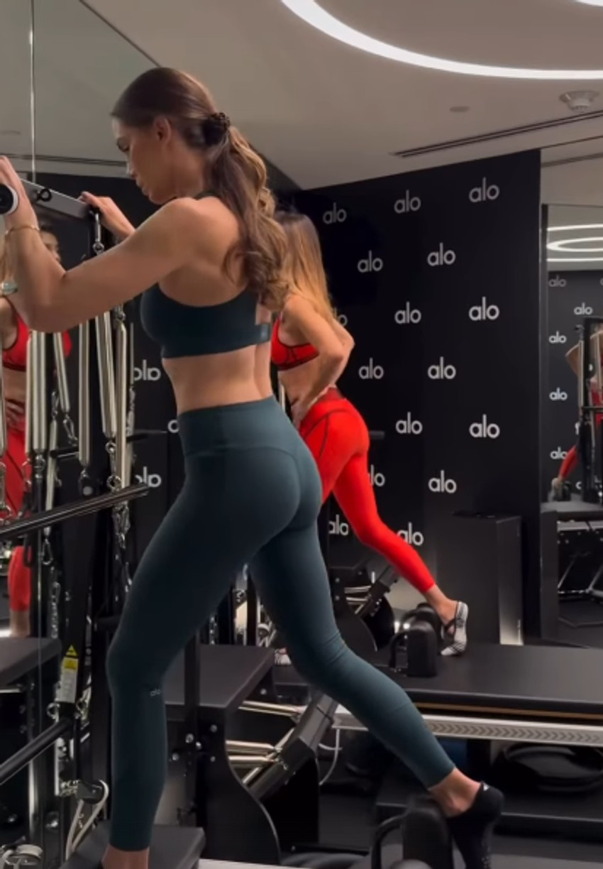 Nina Seničar u teretani